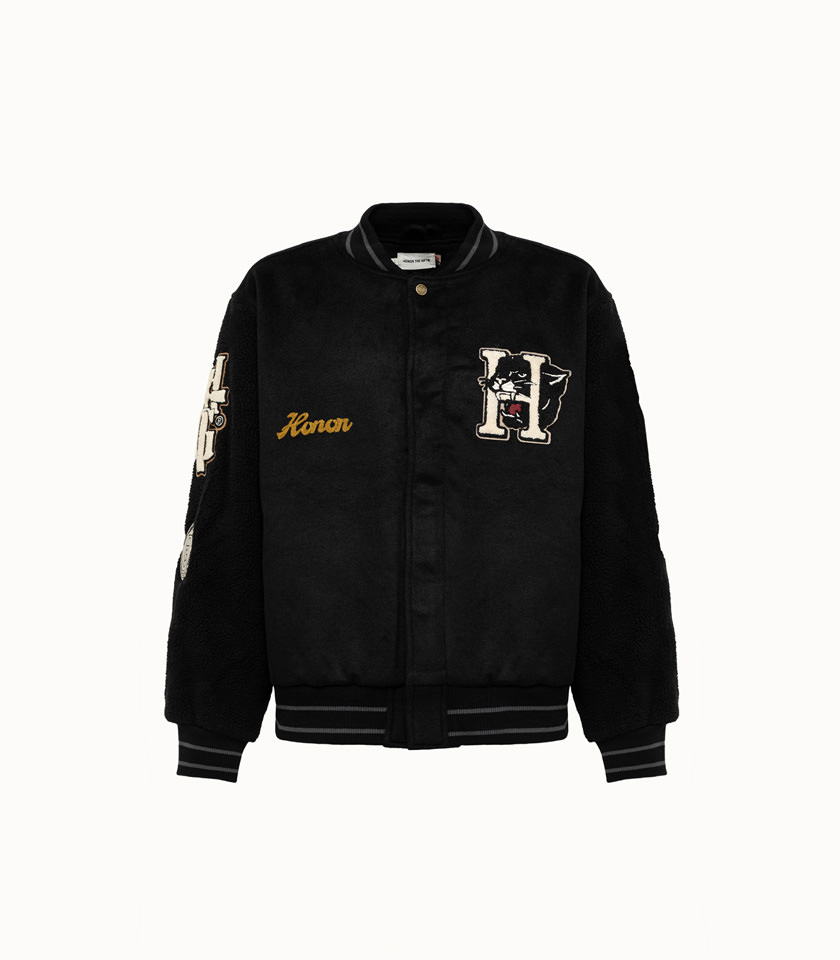 HONOR THE GIFT C-FALL LETTERMAN BOMBER JACKET | Playground