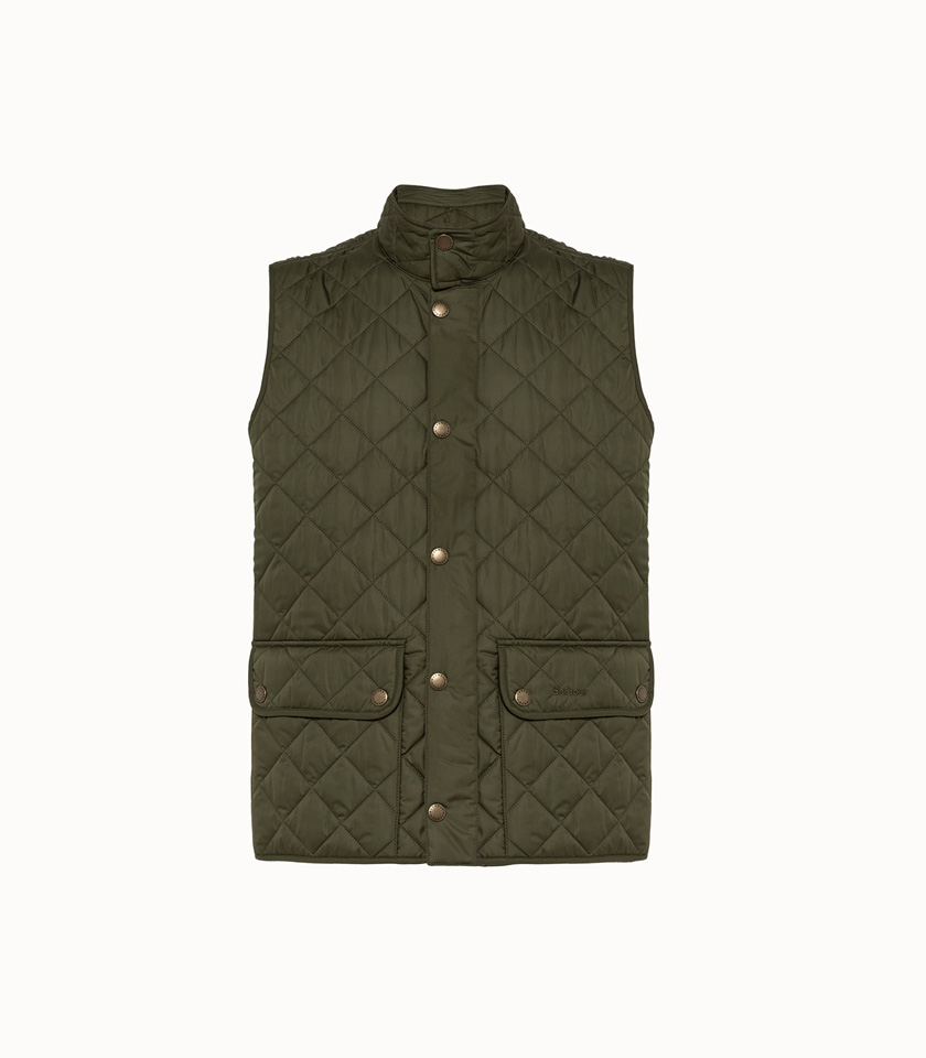 BARBOUR: GILET NEW LOWERDALE TRAPUNTATO