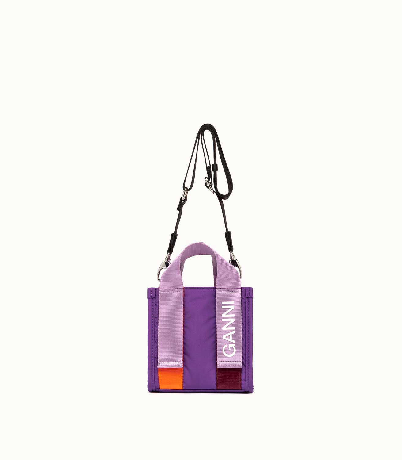 GANNI MINI TOTE BAG IN RECYCLED TECH FABRIC Playground