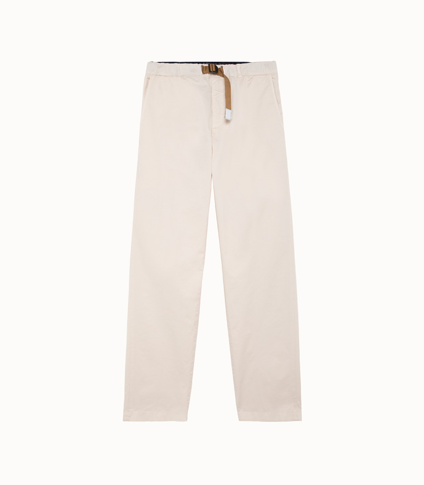 WHITE SAND: PANTS IN COTTON