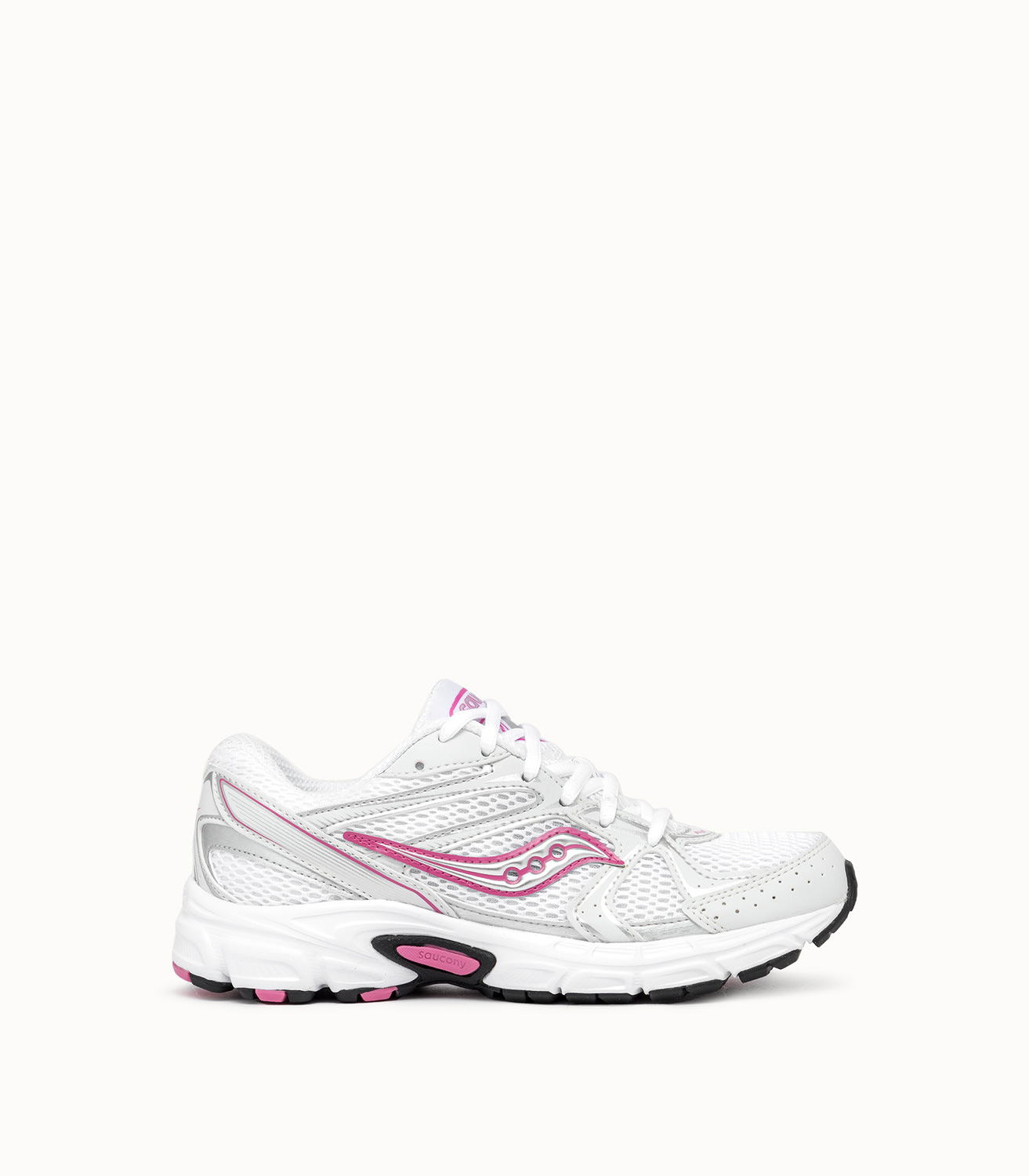 SAUCONY RIDE MILLENNIUM SNEAKERS COLOR WHITE PINK | Playground