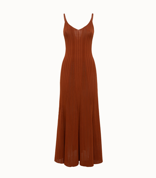 BA-SH: SOLID COLOR RIBBED DRESS | Playground Shop