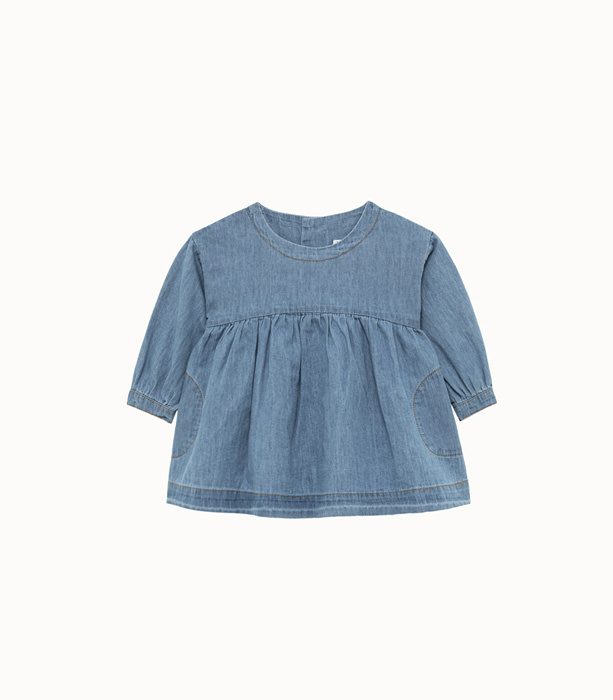 1 + IN THE FAMILY: JEAN DRESS WITH BUTTONS
