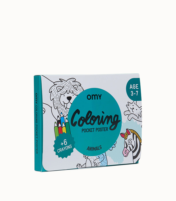 OMY: ANIMALS COLORING SET