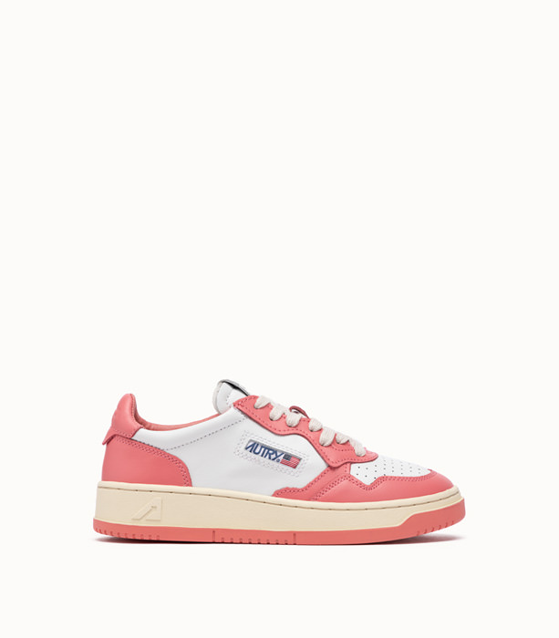 AUTRY: MEDALIST LOW SNEAKERS COLOR WHITE PINK | Playground Shop