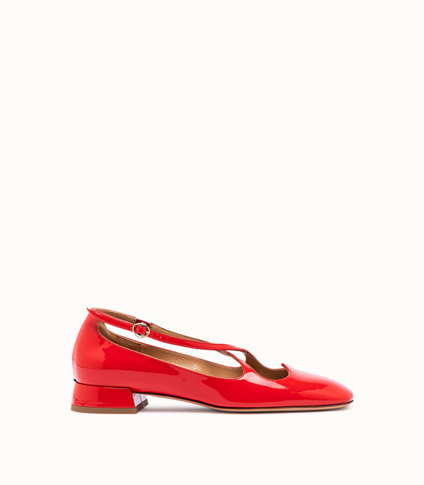 A.BOCCA: BALLERINA IN RED PATENT LEATHER