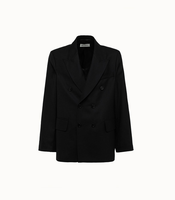 OUR LEGACY: UNCONSTRUCTED DOUBLE-BREASTED BLAZER