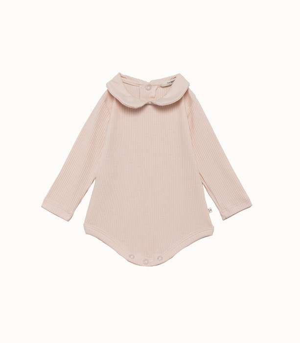 1 + IN THE FAMILY: BODYSUIT IN RIBBED COTTON COLOR PINK | Playground Shop