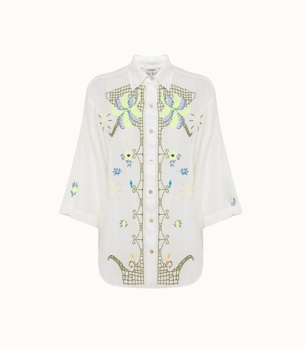 FORTE FORTE: SHIRT WITH EMBROIDERY