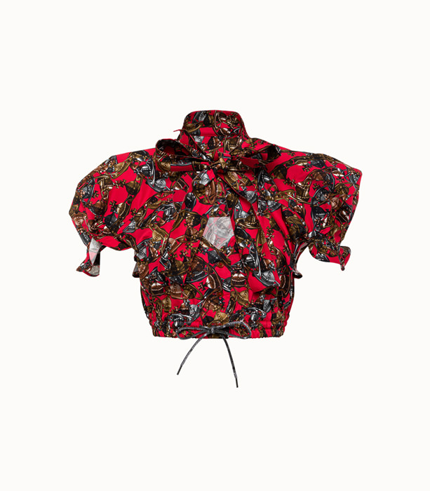 VIVIENNE WESTWOOD: HEART CROPPED SHIRT
