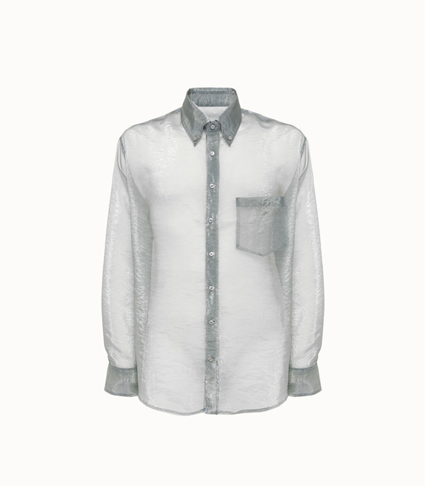 LC23: Organza Nylon Shirt DARK GREY