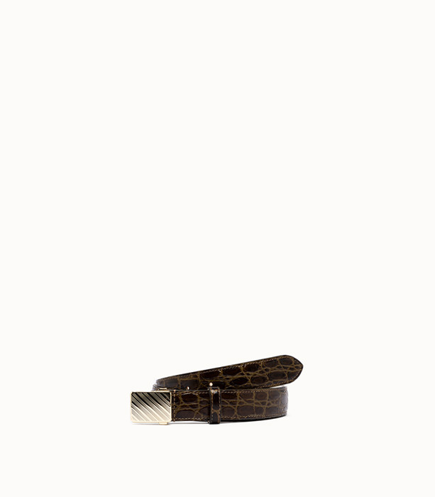 LEMAIRE: MILITARY BELT IN LEATHER | Playground Shop