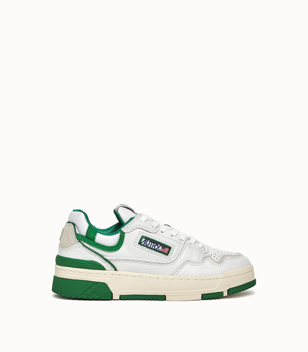 AUTRY: SNEAKERS CLC LOW COLOR WHITE GREEN