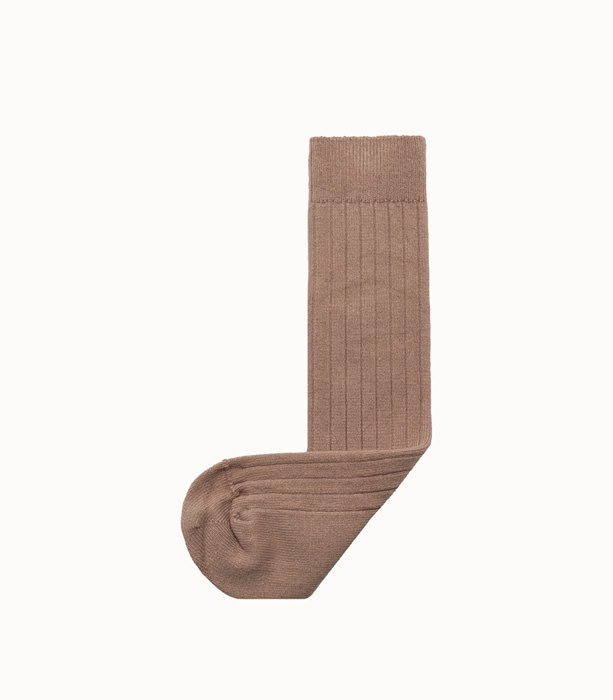 COLLEGIEN: CHAUSETTES COLLEGIEN SOCKS IN RIBBED COTTON
