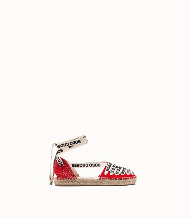 BOBO CHOSES: ESPADRILLAS WITH BRANDED RIBBONS