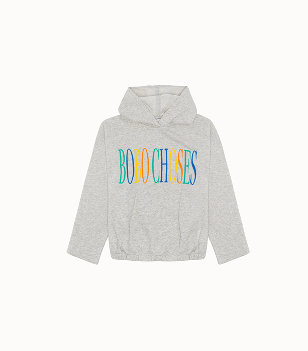 BOBO CHOSES: HOODED SWEATSHIRT WITH EMBROIDERY