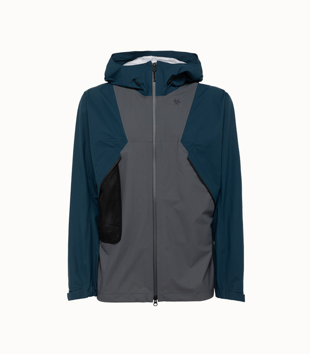 GOLDWIN: PERTEX SHIELDAIR Mountaineering Jacket GRAY/NAVY BLUE