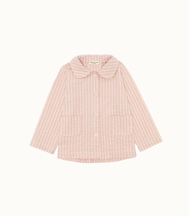 BABE & TESS: JACKET IN STRIPED CANVAS | Playground Shop