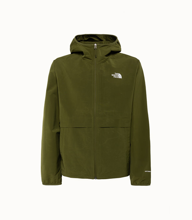 THE NORTH FACE: M TNF EASY WIND FZ JACKET FOREST OLIVE | Playground Shop