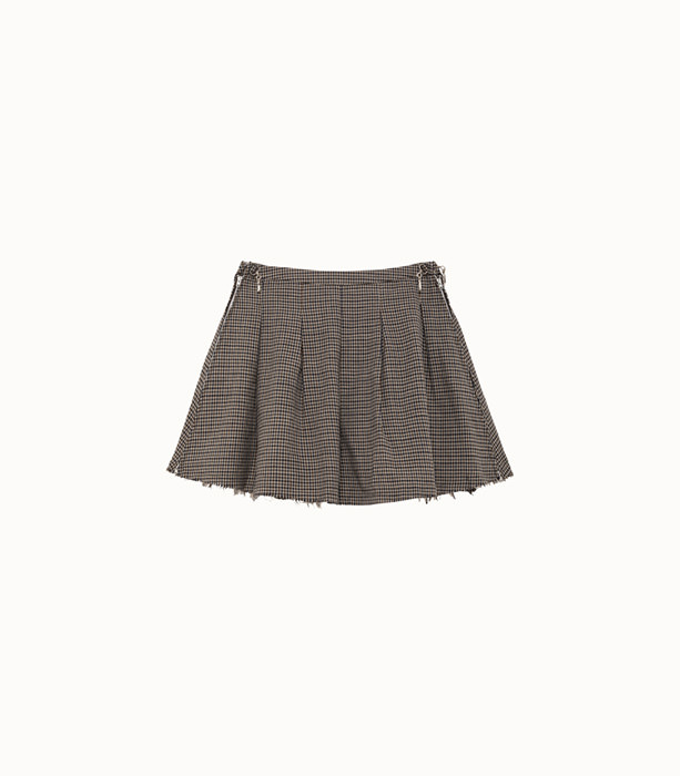 OUR LEGACY: OBJECT MICRO CHECK SKIRT