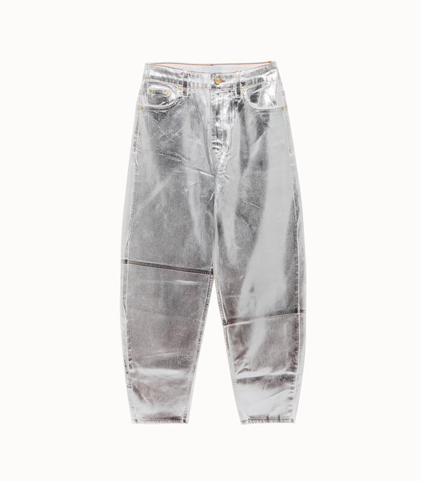 GANNI: FOIL STARY JEANS | Playground Shop