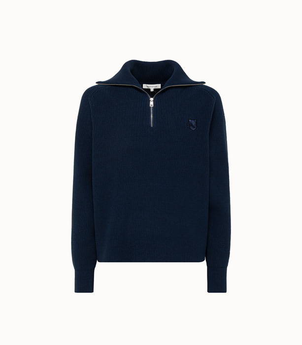 MAISON KITSUNE: SWEATER IN RIBBED COTTON