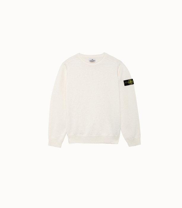 STONE ISLAND JUNIOR: SWEATER IN SOLID COLOR COTTON | Playground Shop