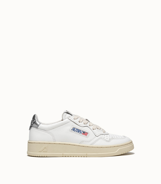 AUTRY: MEDALIST LOW SNEAKERS BLUE COLOR WHITE SILVER