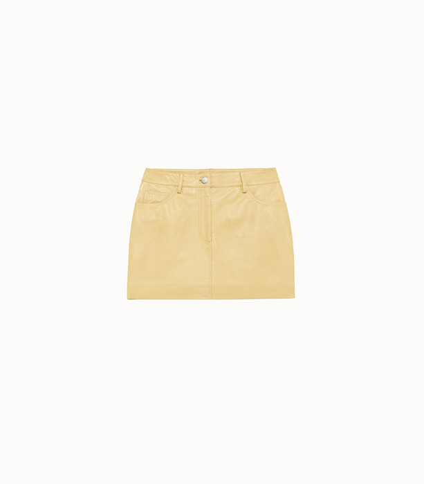 REMAIN: MINI SKIRT IN LEATHER | Playground Shop
