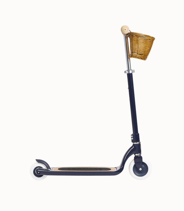 BANWOOD: SCOOTER WITH BASKET COLOR BLUE