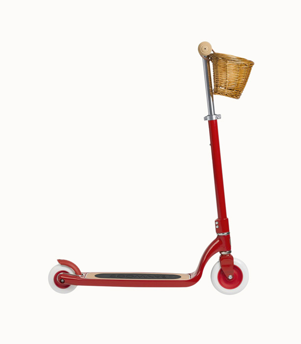BANWOOD: SCOOTER WITH BASKET COLOR RED | Playground Shop