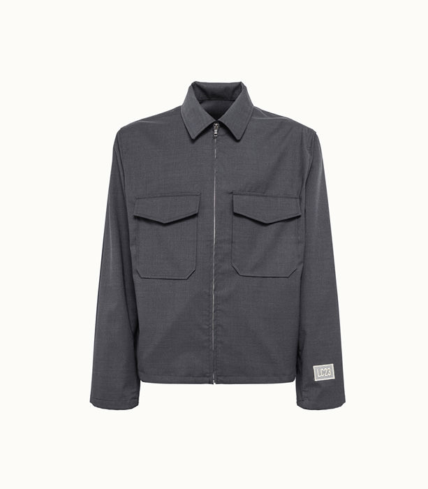 LC23: SOLID COLOR OVERSHIRT