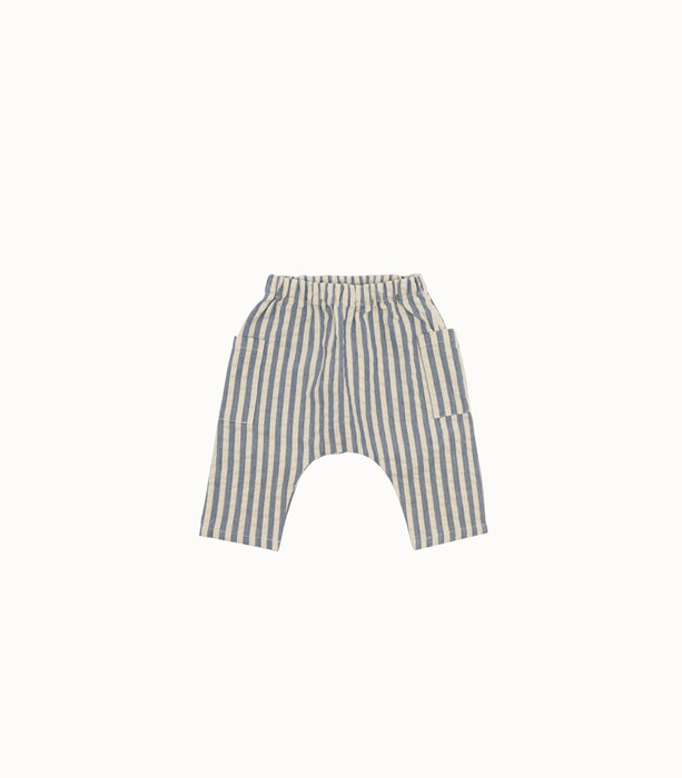 BABE & TESS: PANTALONE IN CANVAS A RIGHE | Playground Shop
