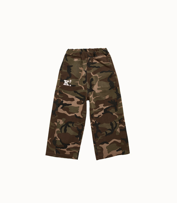 KIDDIN: PANTS IN CAMOUFLAGE COTTON