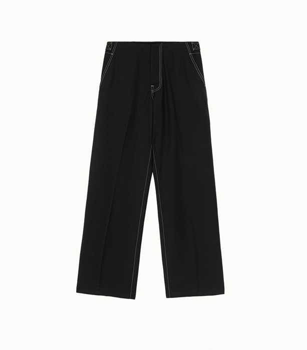 ROBERTO COLLINA: PANTS IN WOOL WITH STITCHING | Playground Shop