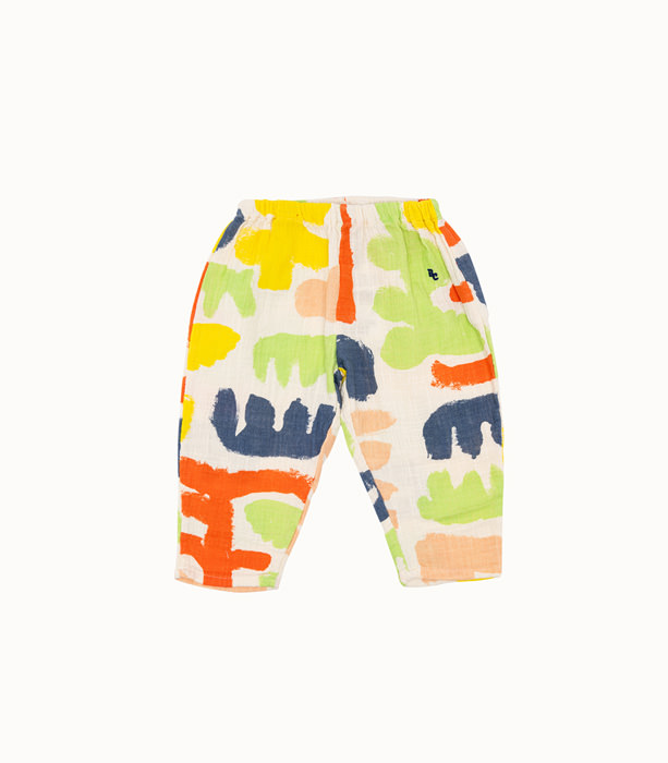 BOBO CHOSES: PANTS IN MULTICOLOR COTTON CANVAS | Playground Shop