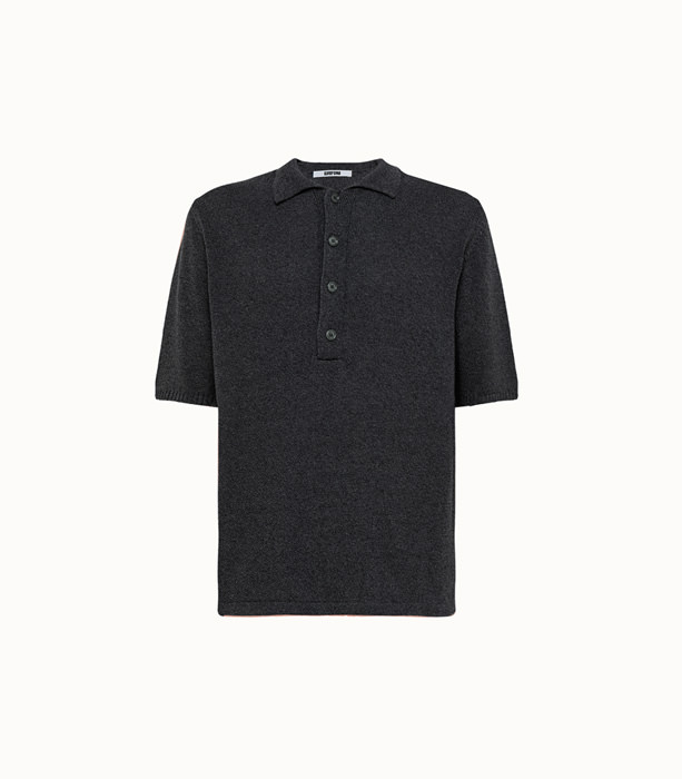 MAURO GRIFONI: KNITTED POLO SHIRT