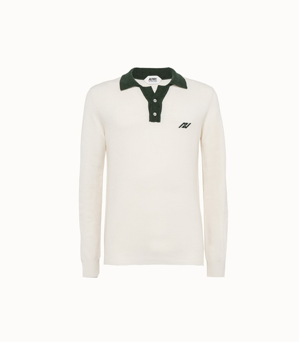 AUTRY: SPORTY KNITTED POLO SHIRT | Playground Shop
