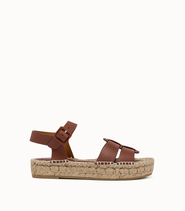PALOMA BARCELO': ROSY SANDALS COLOR NATURAL LEATHER