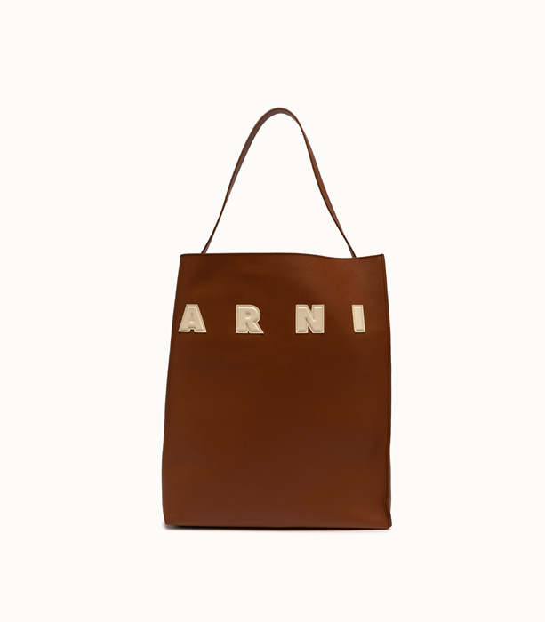 MARNI: SHOPPER BAG IN LEATHER | Playground Shop
