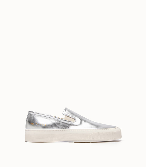 COMMON PROJECTS: SLIP ON COLORE ARGENTO