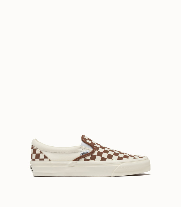VANS: REISSUE 98 SLIP-ON SHOES COLOR WHITE BROWN | Playground Shop