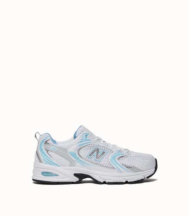 NEW BALANCE: 530 SNEAKERS COLOR WHITE AND AZURE | Playground Shop