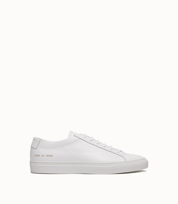 COMMON PROJECTS: ACHILLES LOW 1528 SNEAKERS COLOR WHITE