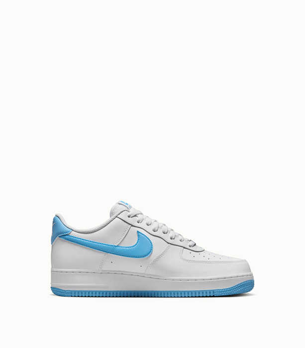 NIKE: SNEAKERS AIR FORCE 1 '07 COLORE BIANCO AZZURRO | Playground Shop