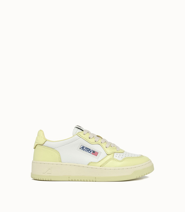 AUTRY: SNEAKERS AUTRY MEDALIST LOW COLORE BIANCO GIALLO