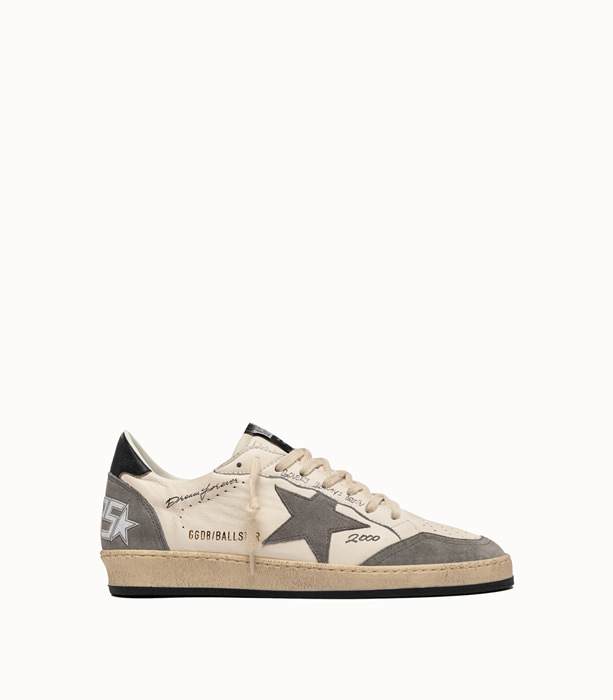 GOLDEN GOOSE DELUXE BRAND: BALL STAR SNEAKERS COLOR WHITE GRAY | Playground Shop