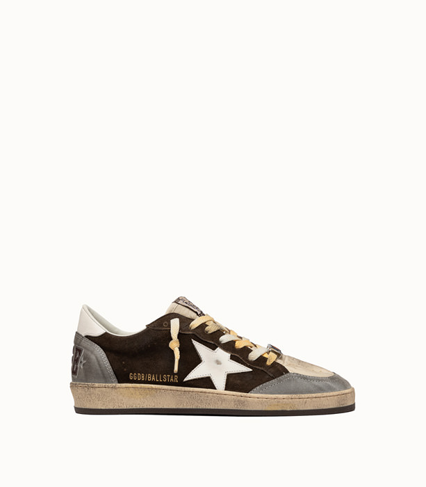 GOLDEN GOOSE DELUXE BRAND: SNEAKERS BALL STAR VCE COLORE MARRONE