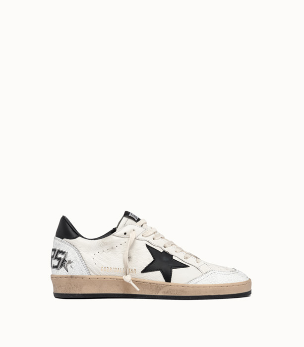 GOLDEN GOOSE DELUXE BRAND: BALLSTAR NAPA LEATHER SNEAKERS COLOR WHITE | Playground Shop