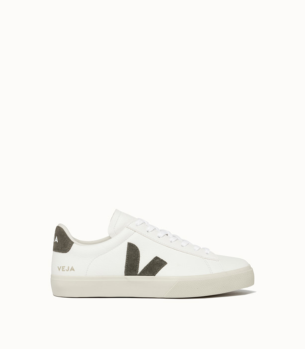 VEJA: SNEAKERS CAMPO CHROMEFREE COLORE BIANCO VERDE SCURO | Playground Shop